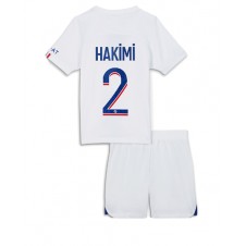 Paris Saint-Germain Achraf Hakimi #2 Tredjeställ Barn 2022-23 Korta ärmar (+ Korta byxor)